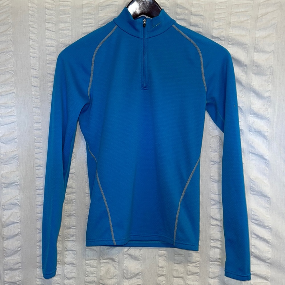 NIKE Sphere Dry Blue 1/4 Zip Pullover
